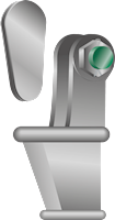 G-6423 Green Pin Wedge socket Product Illustration